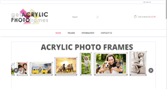 Desktop Screenshot of getacrylicphotoframes.co.uk