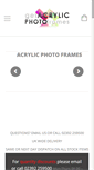 Mobile Screenshot of getacrylicphotoframes.co.uk